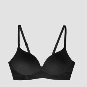 The EBY Relief Bra Metal-Free SoftWire Color BLACK Women’s size Medium NWT